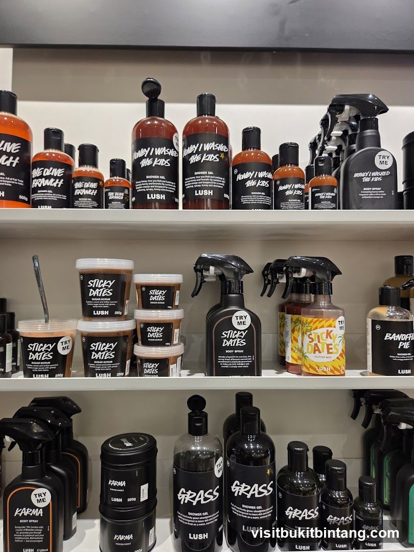 Lush Products Display