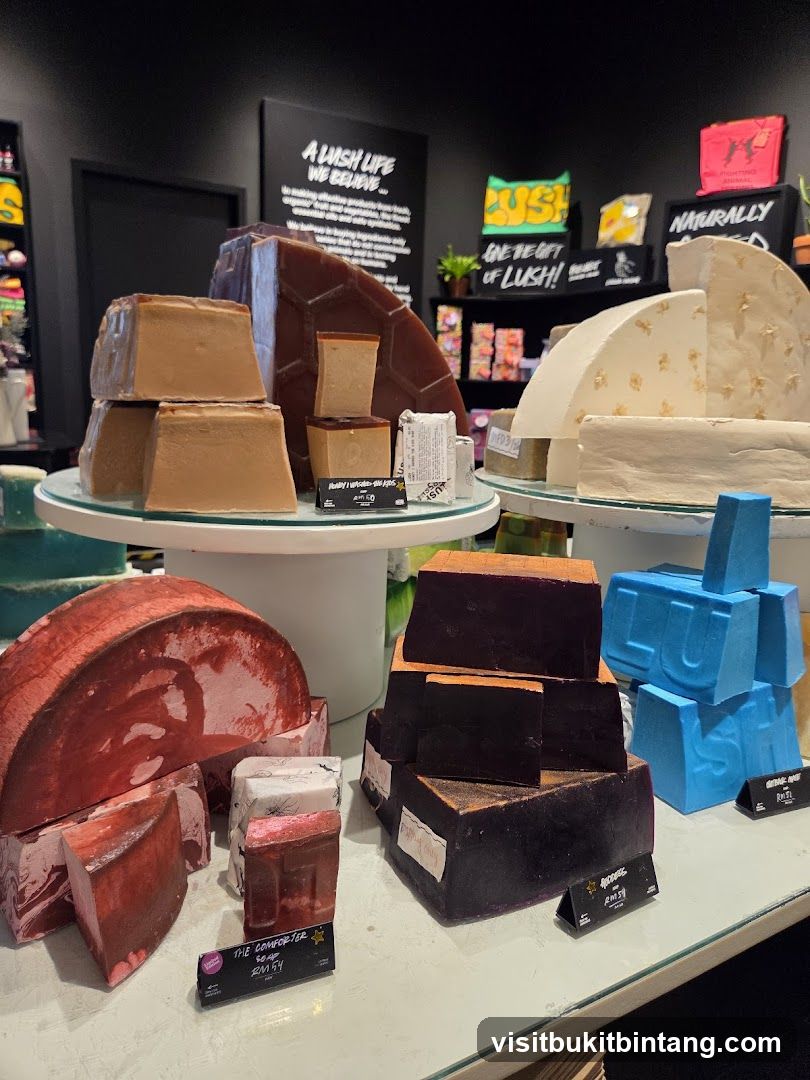 Lush Soap Display
