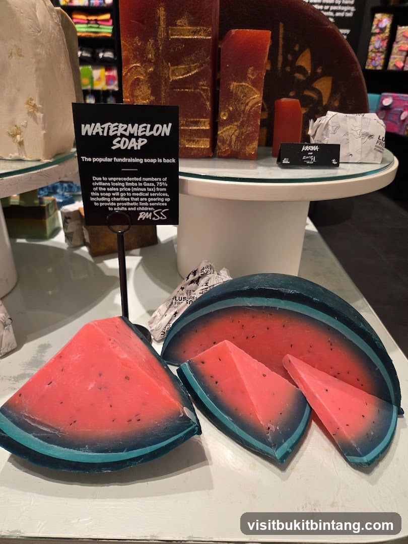 Watermelon Soap Display