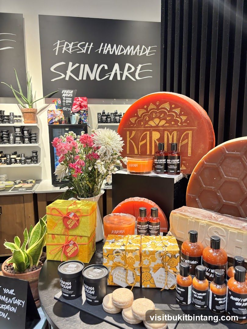 Lush Skincare Display