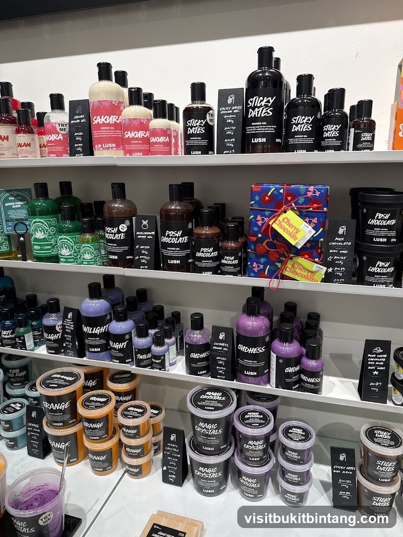 Lush Cosmetics Display