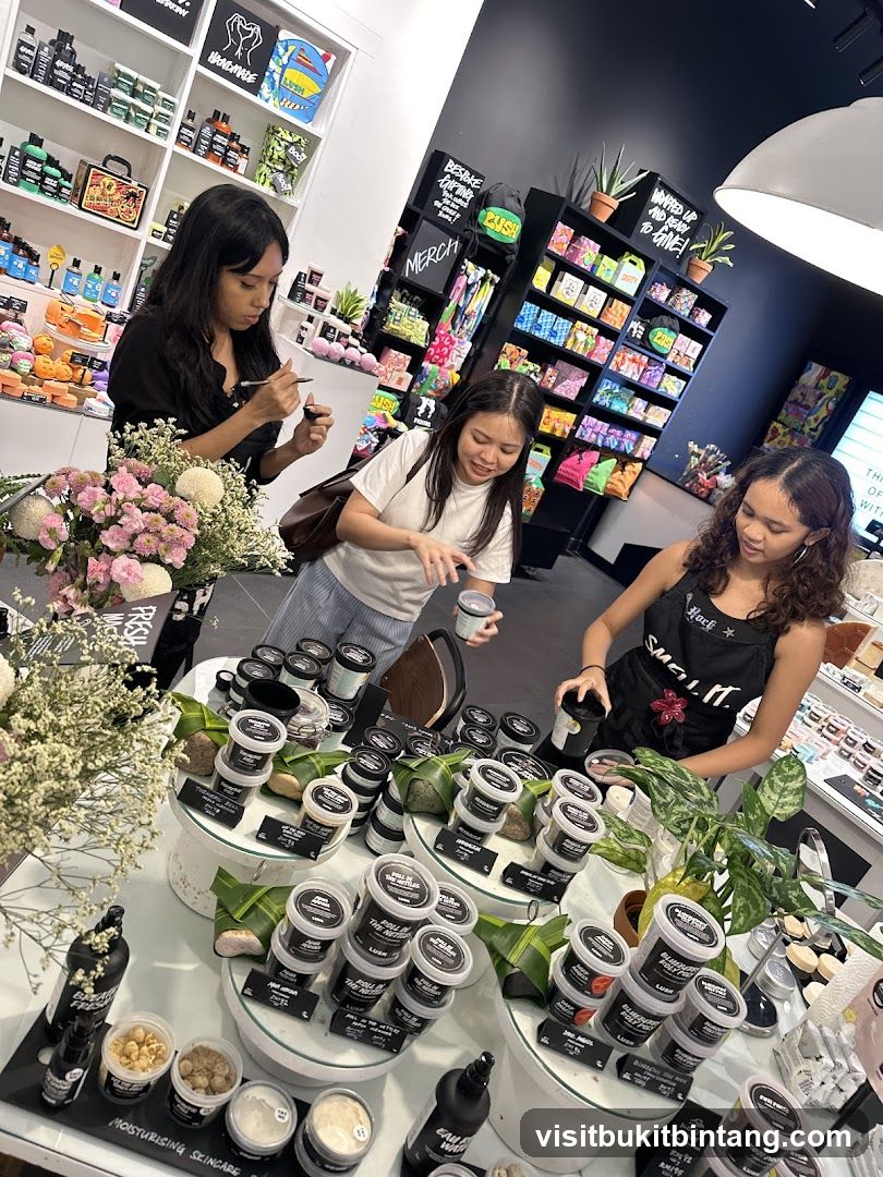 Customers browsing products in a store