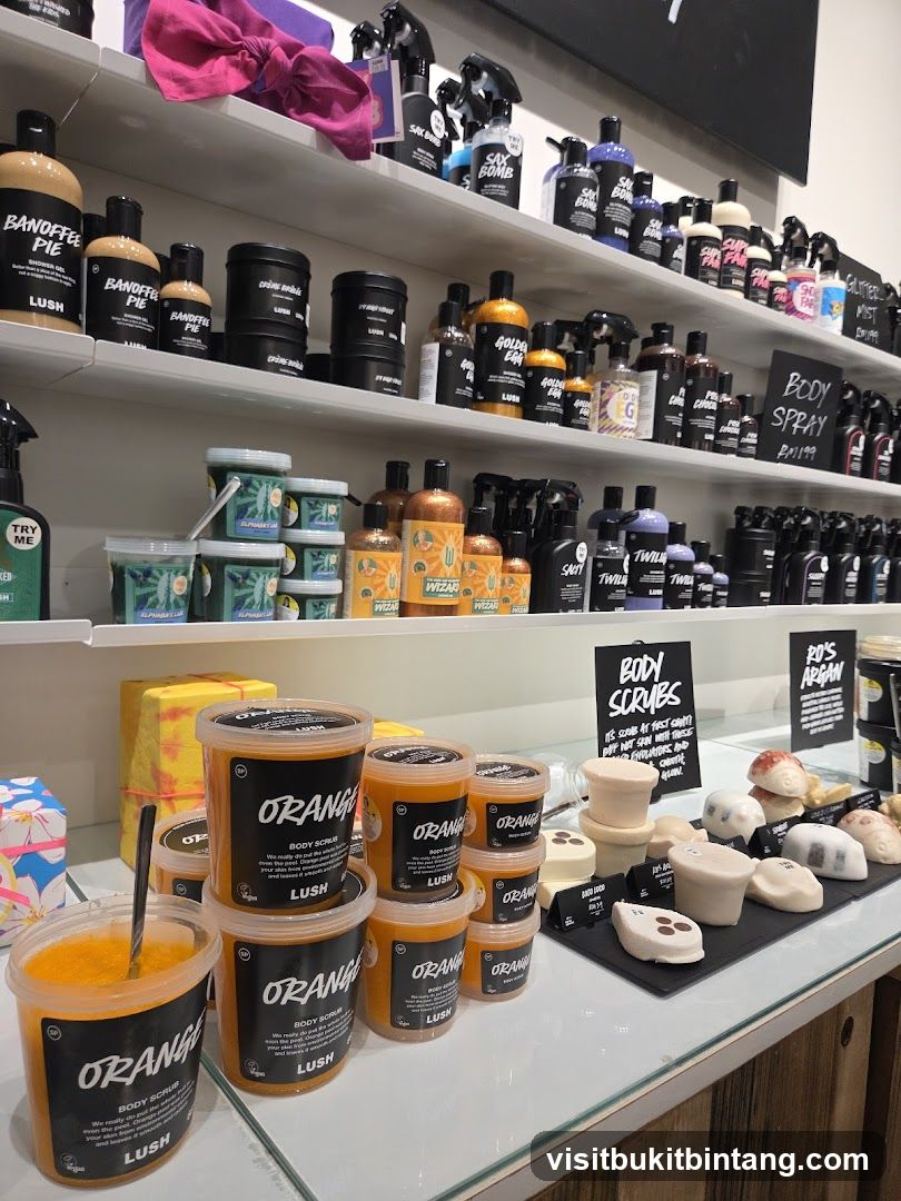 Lush Store Display