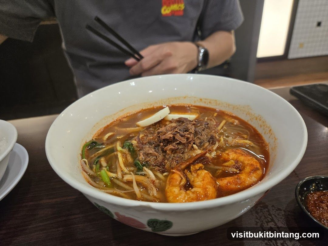 Noodle Soup with Shrimp