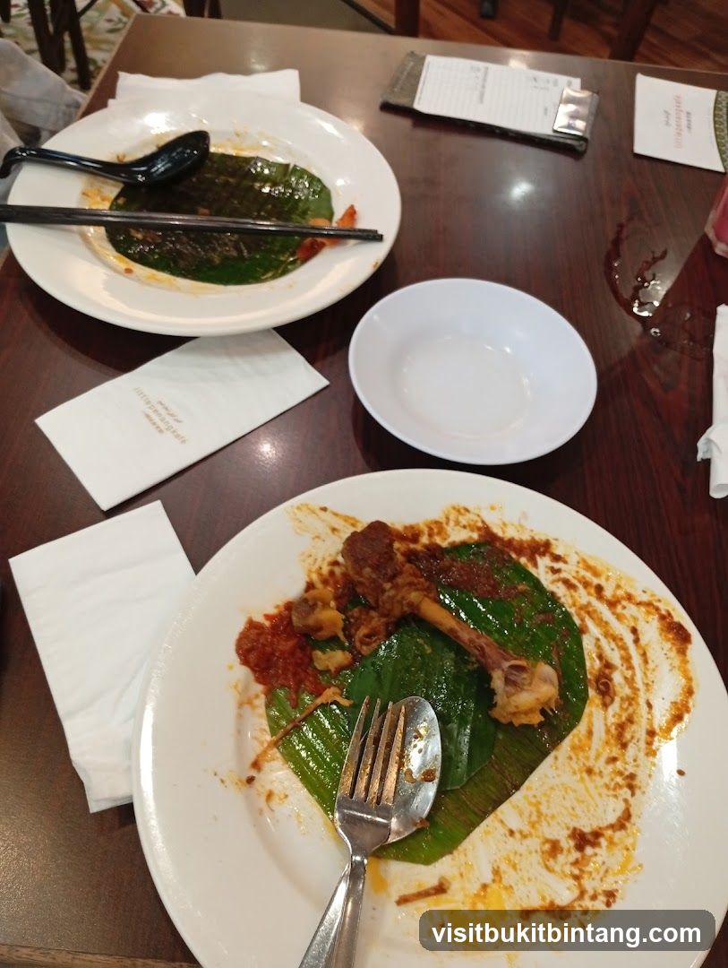 Leftover Food on Plates