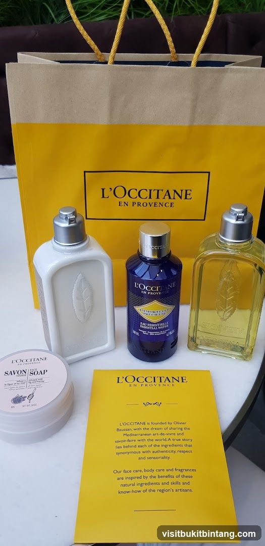 L'Occitane Products and Bag
