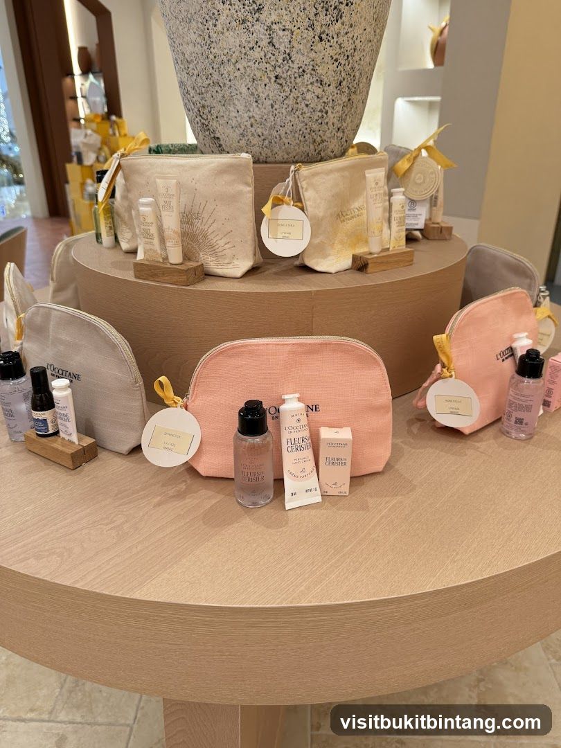 L'Occitane Cosmetic Bags and Products
