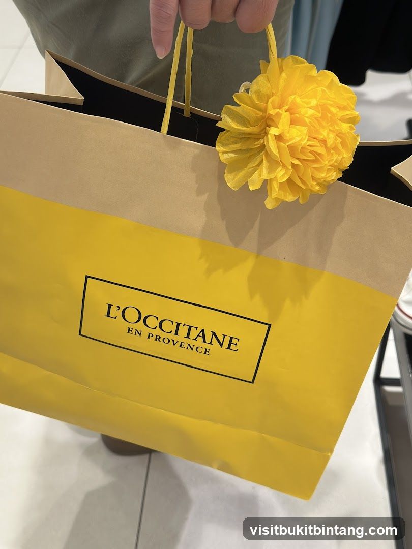 L'Occitane Shopping Bag