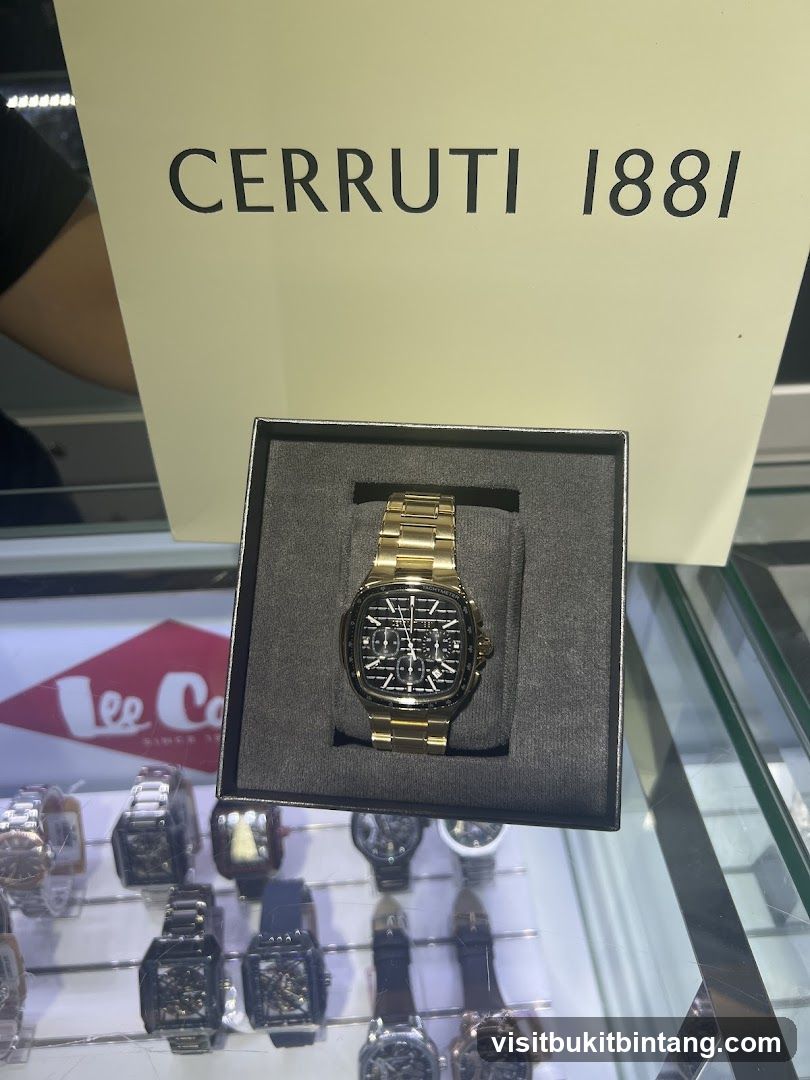 Cerruti 1881 Watch Display