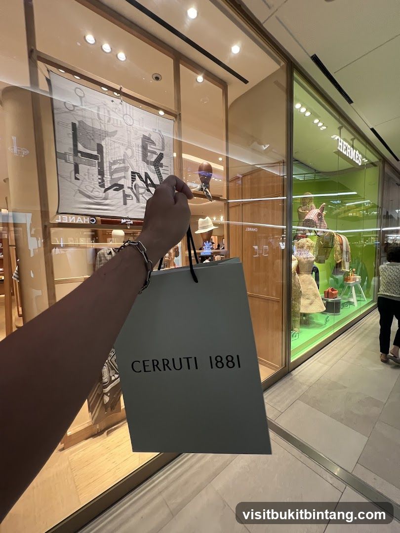 Shopping Bag with Cerruti 1881 Logo