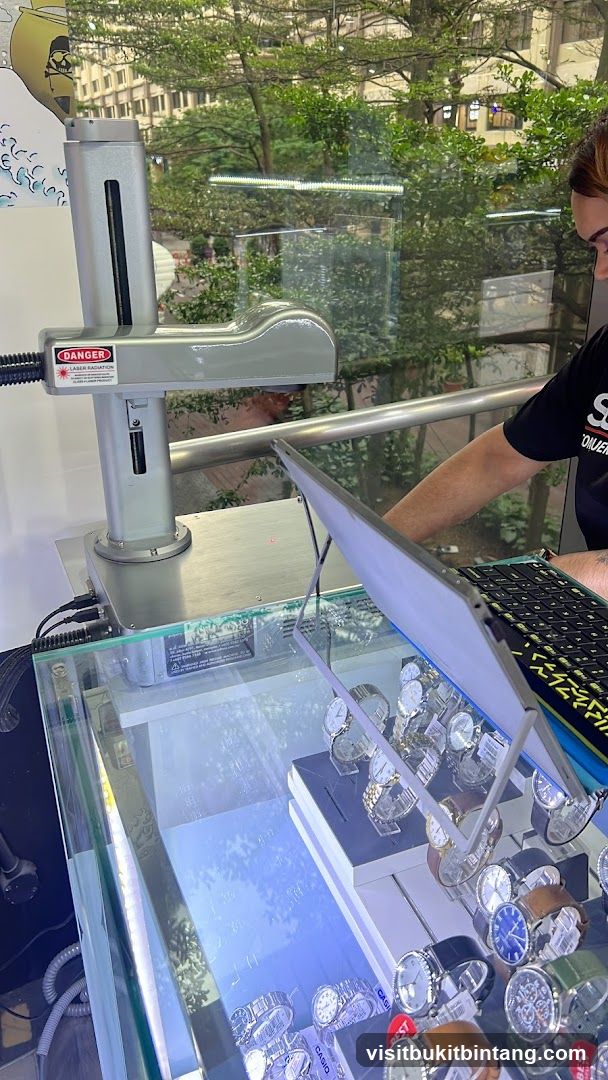 Watch Display and Engraving Machine
