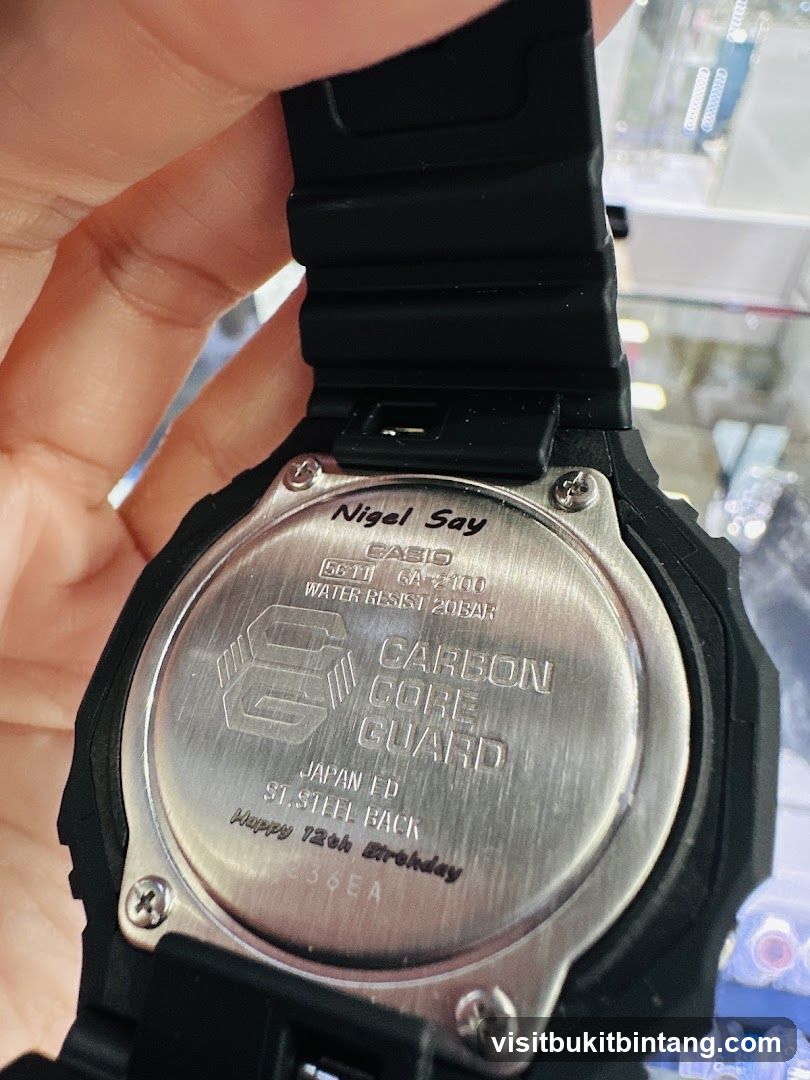 Engraved Watch Back