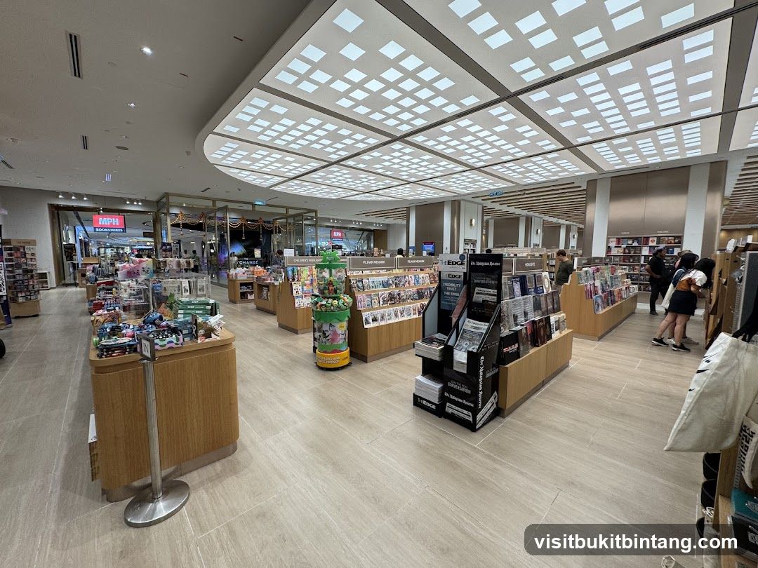 Interior of a bookstore
