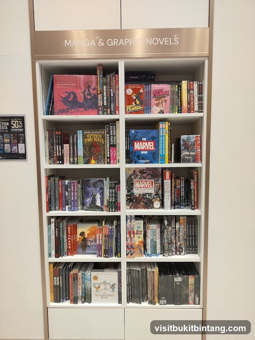 Manga and Graphic Novels Display