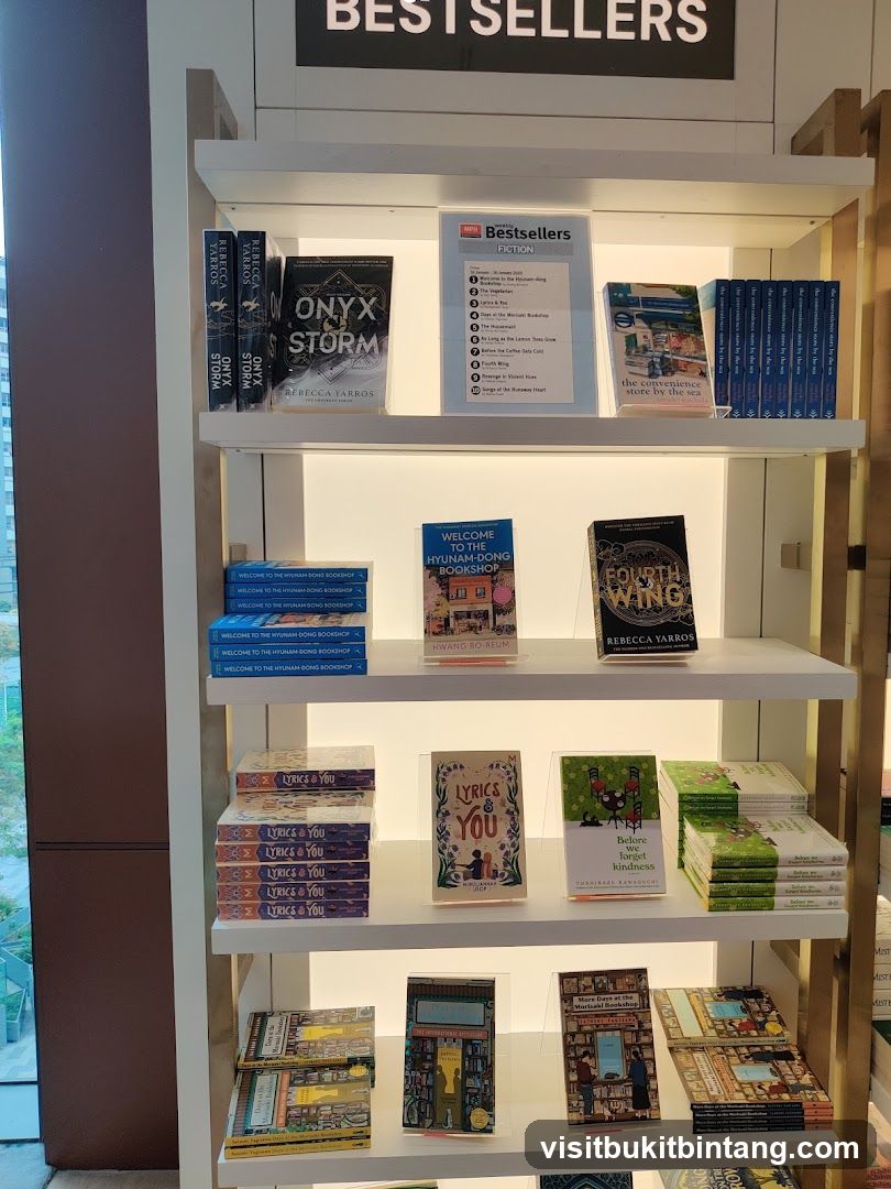 Bestsellers display