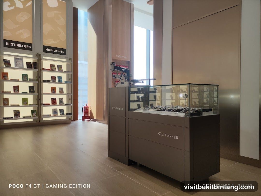 Store Interior with Display Cases