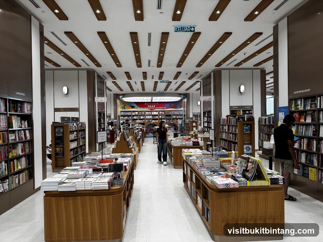 Interior of a bookstore