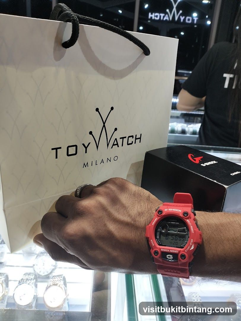 Toy Watch Shopping Bag and G-Shock Watch