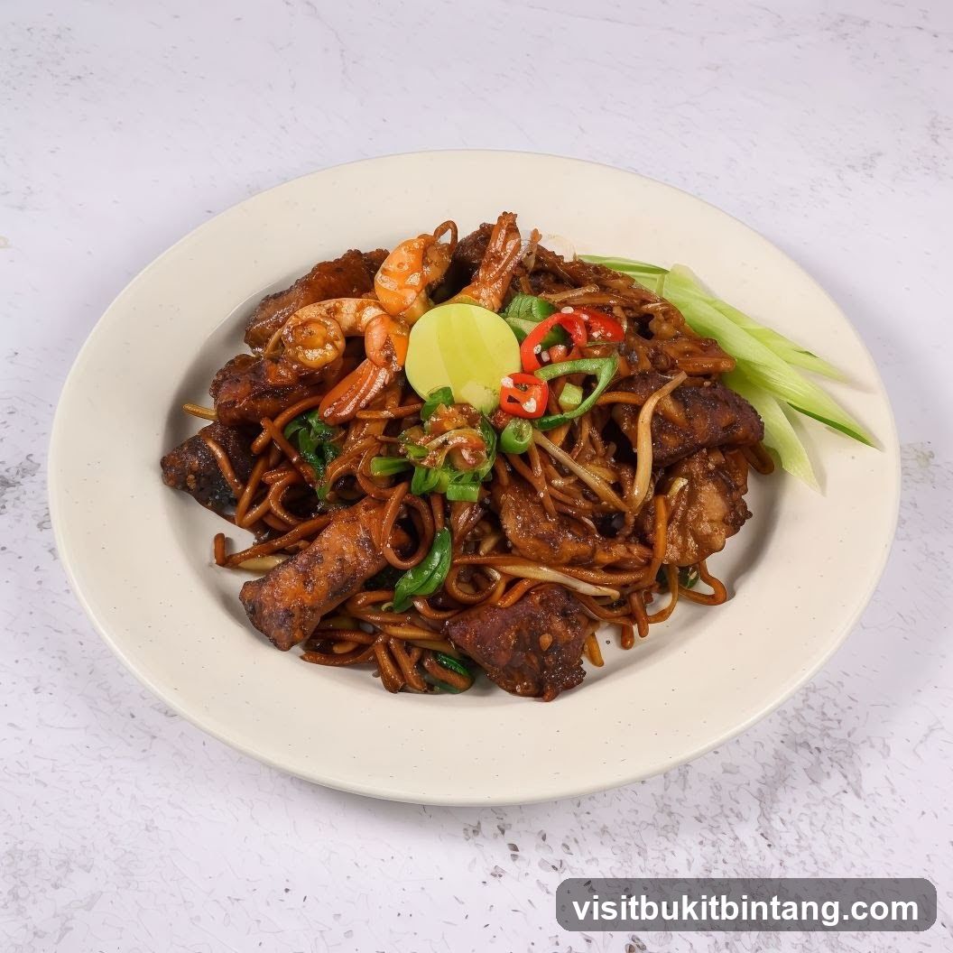 Noodles with Seafood and Meat