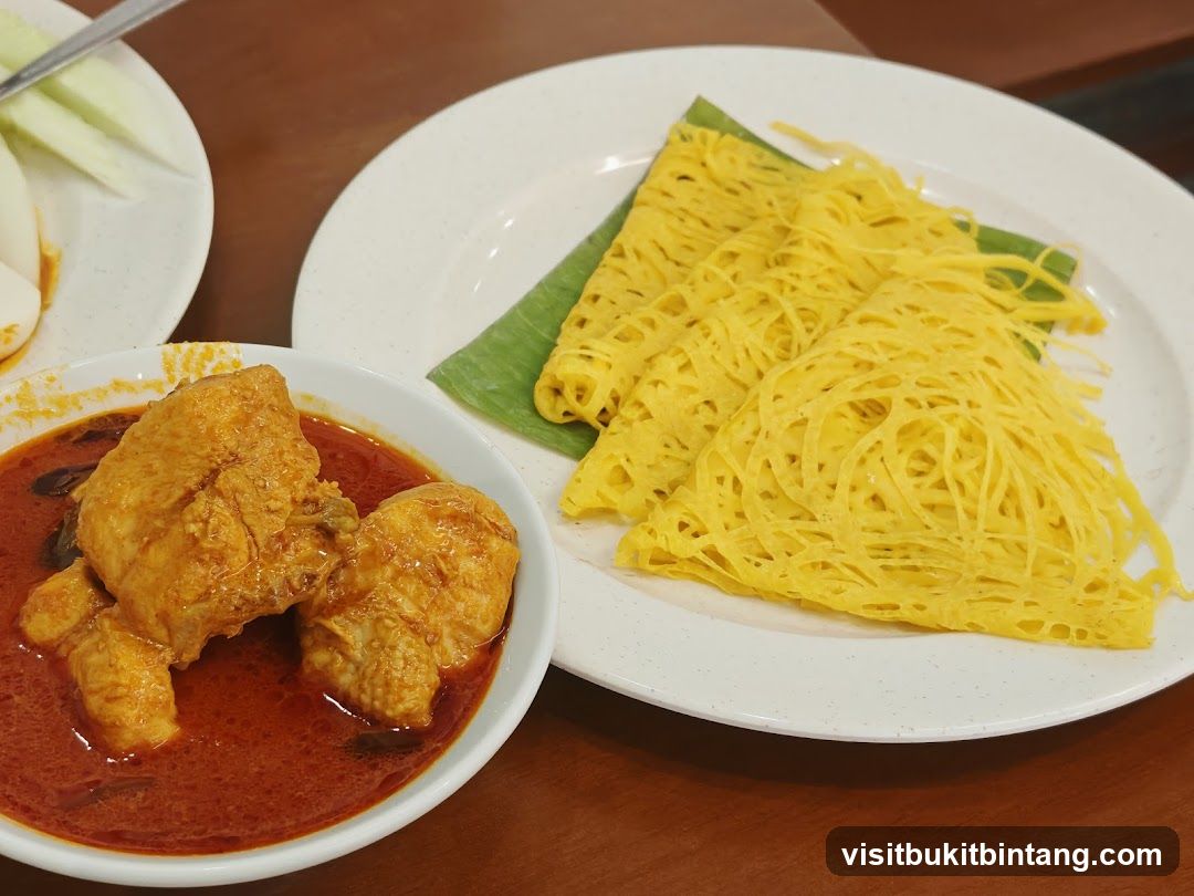 Chicken Curry with Roti Jala