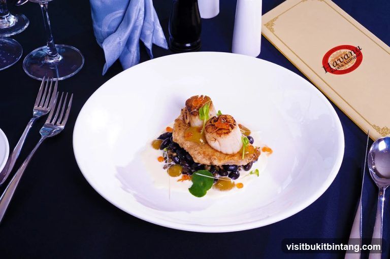 Seared Scallops and Fish Dish