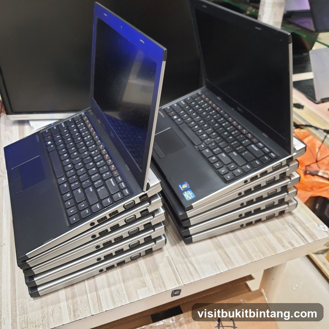 Stacked Laptops