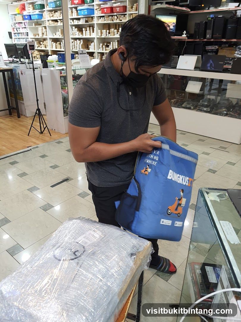Delivery Person with Bag