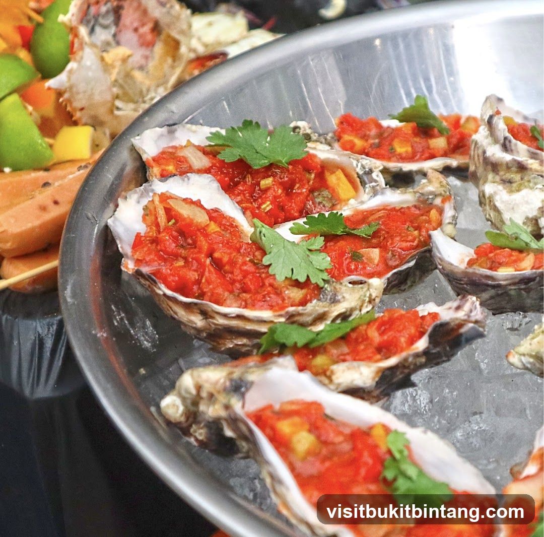 Oysters with Topping