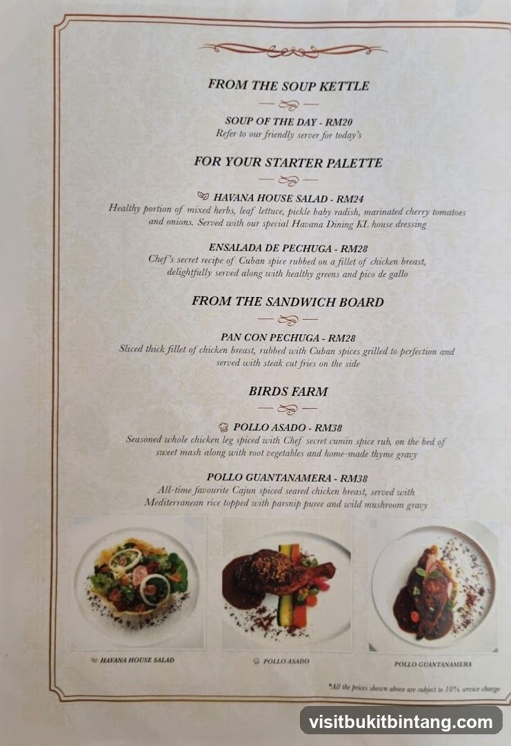 Menu Page