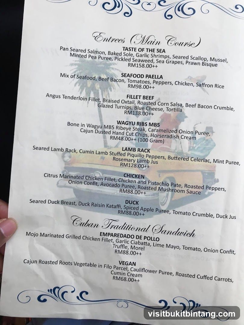 Entrees (Main Course)