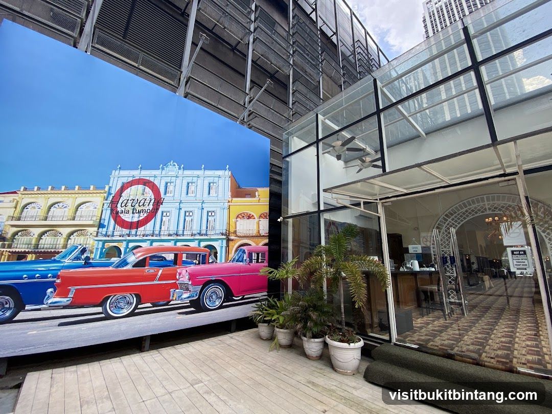 Havana Kuala Lumpur Mural and Building Entrance