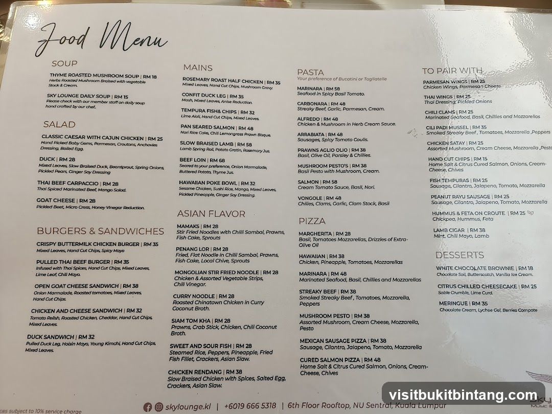 Food Menu