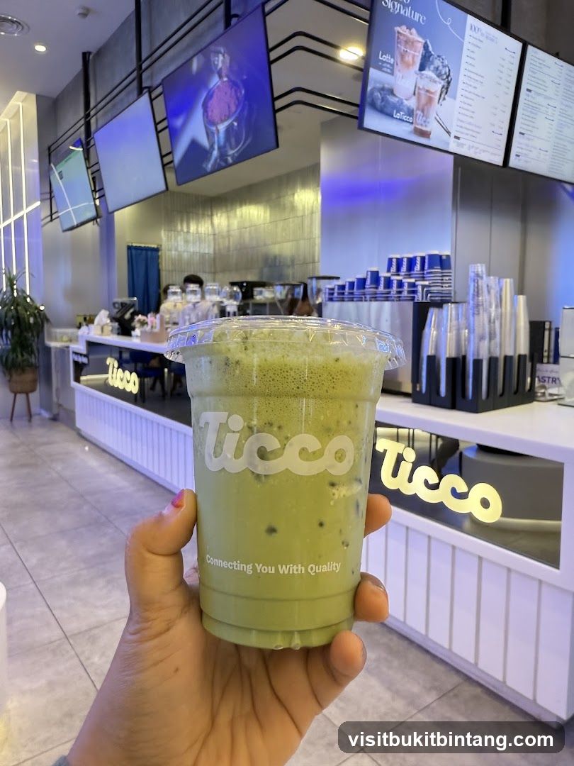 Matcha Drink at Ticco
