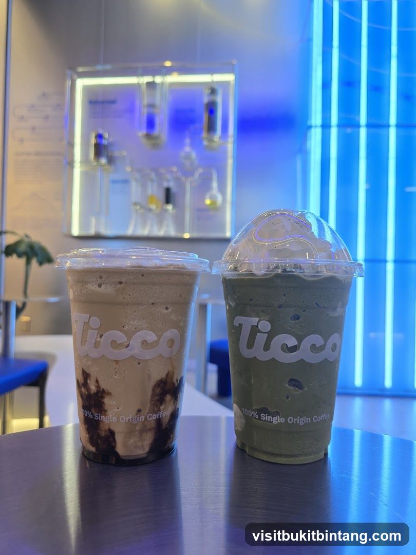 Two Iced Coffee Drinks