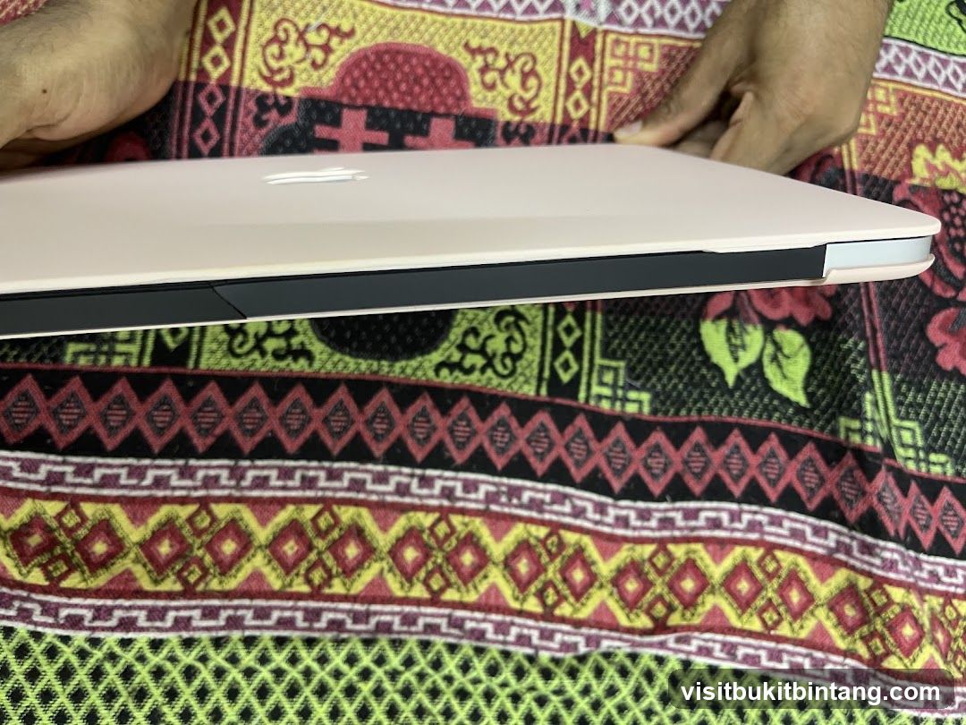 Closed Laptop on Fabric