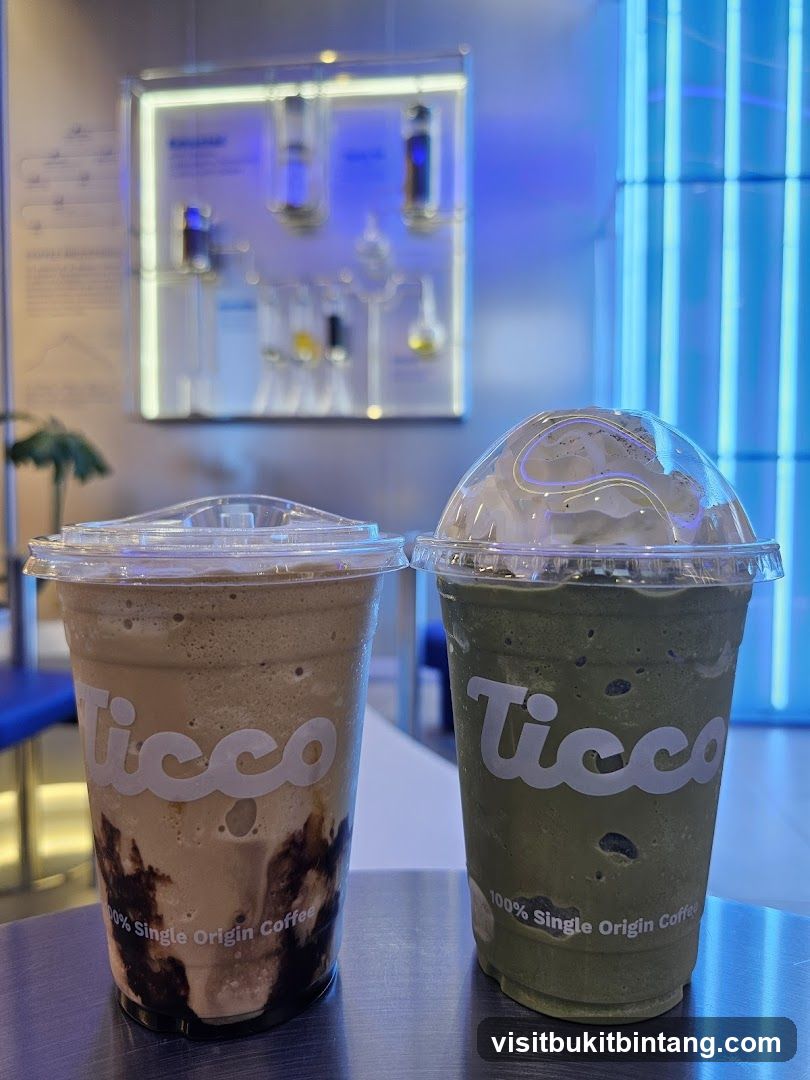 Two Iced Coffee Drinks