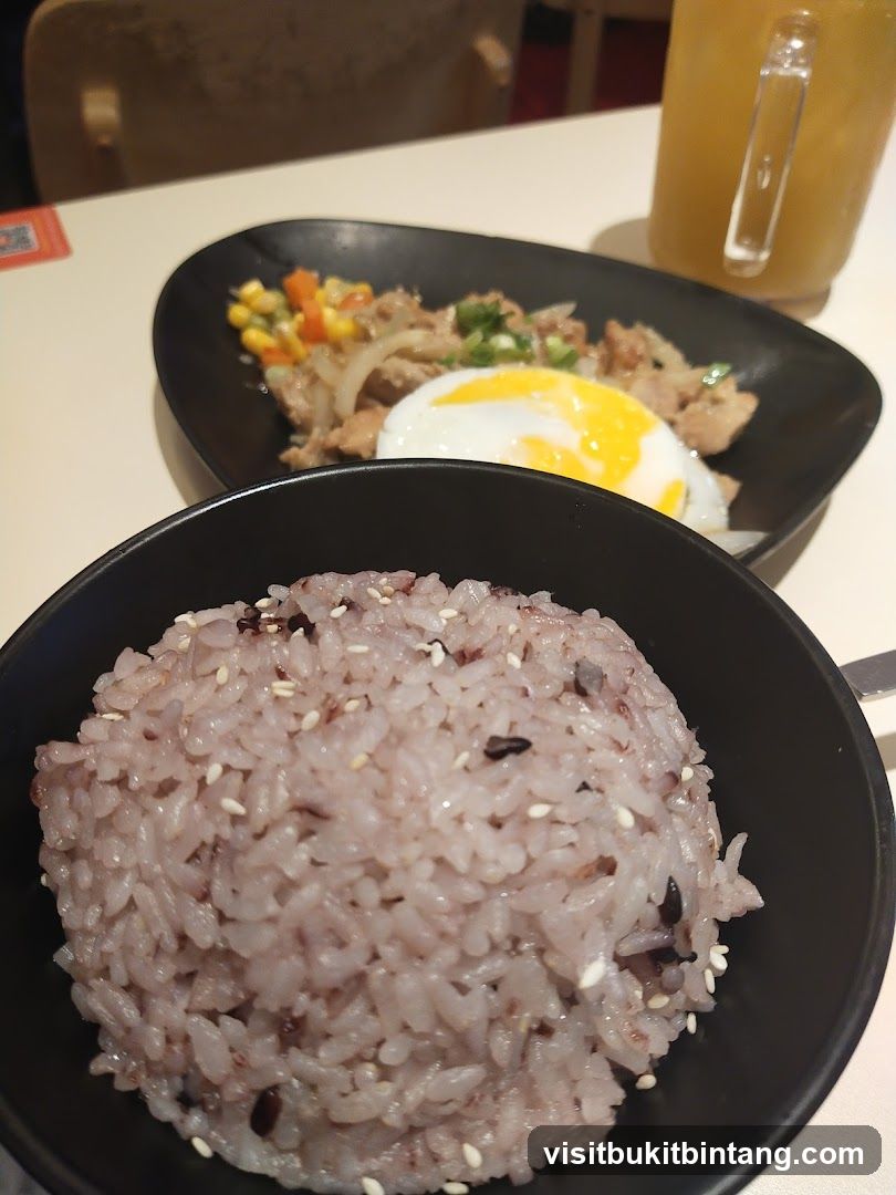 Rice and Meat Dish with Fried Egg