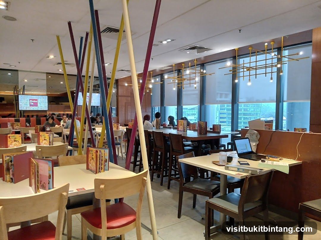 Restaurant Interior with Colorful Decor