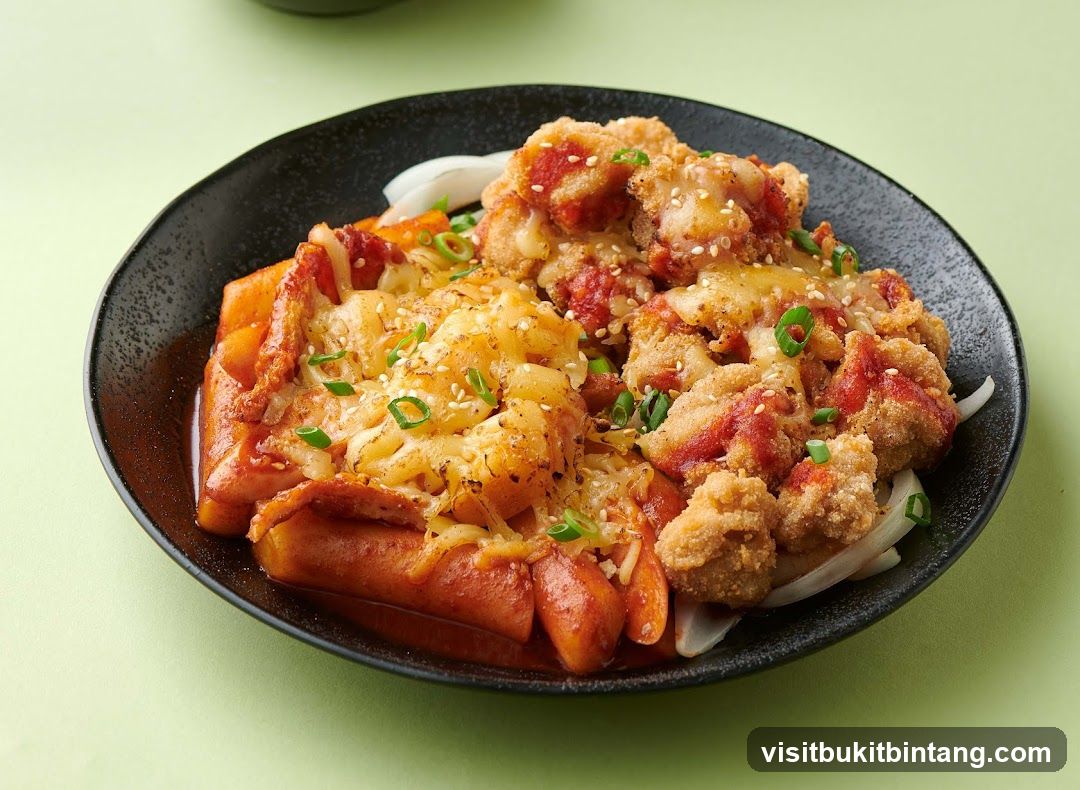 Korean Fried Chicken and Sausage Dish