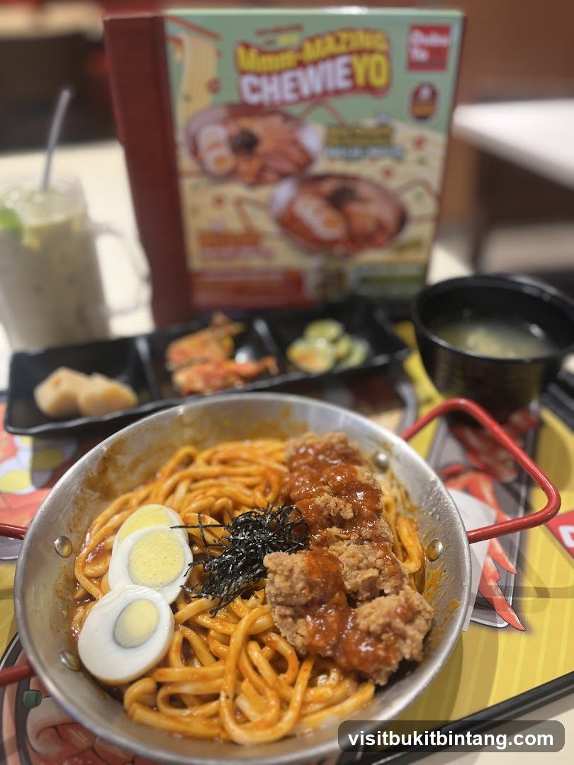 Noodle Dish with Sides