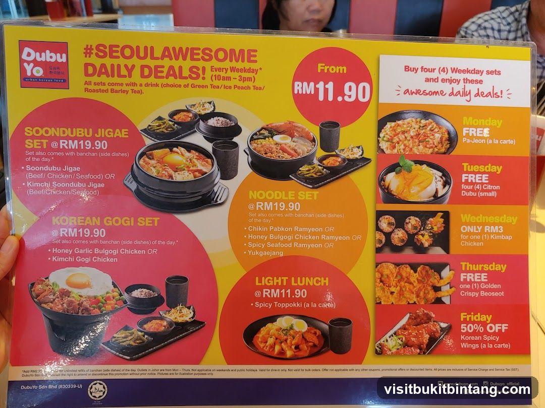 Dubu Yo #SEOULAWESOME DAILY DEALS!