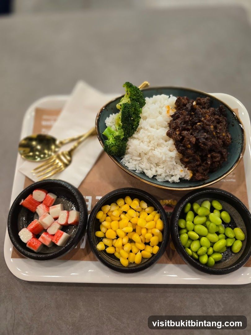 Rice bowl with sides