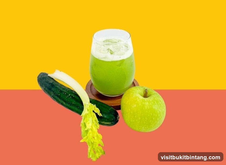 Green Juice with Ingredients