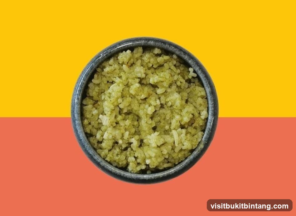 Bowl of Green Rice