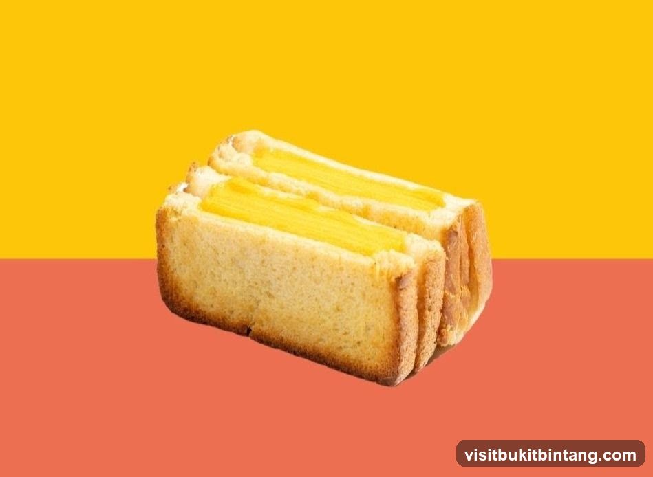 Bread with yellow filling