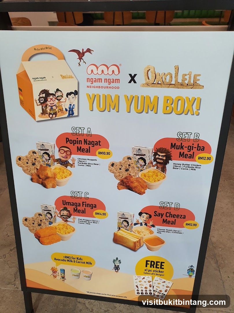 Yum Yum Box Menu