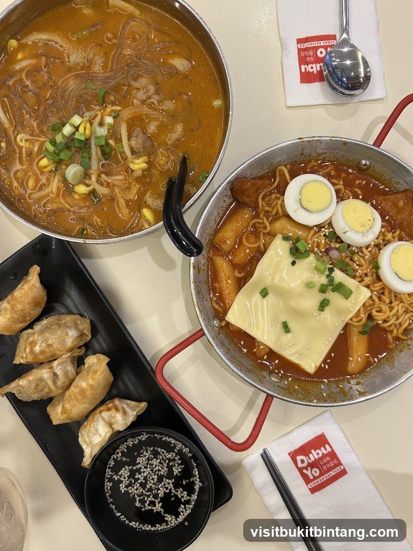 Korean Food Spread