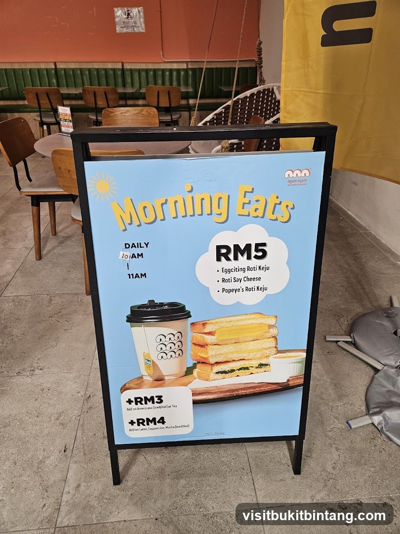Morning Eats Menu Board