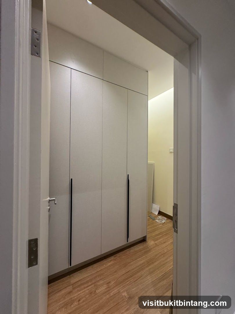 Modern Wardrobe Installation