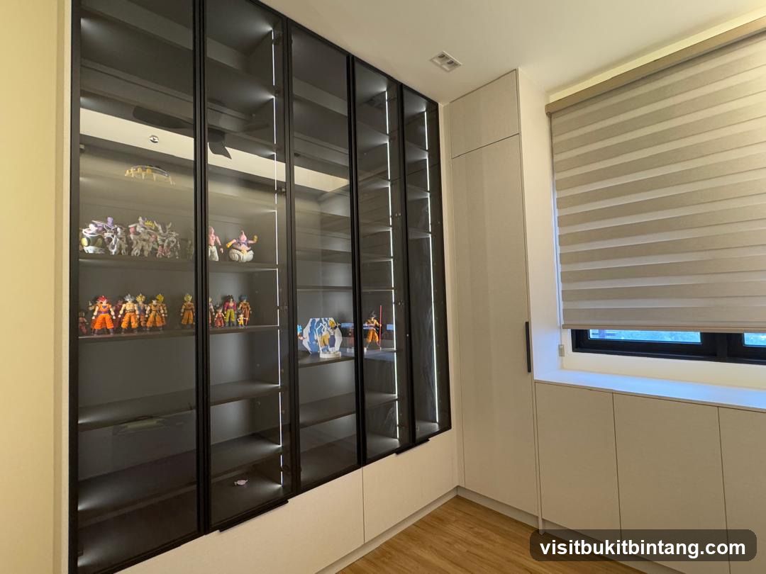 Display Cabinet with Figurines